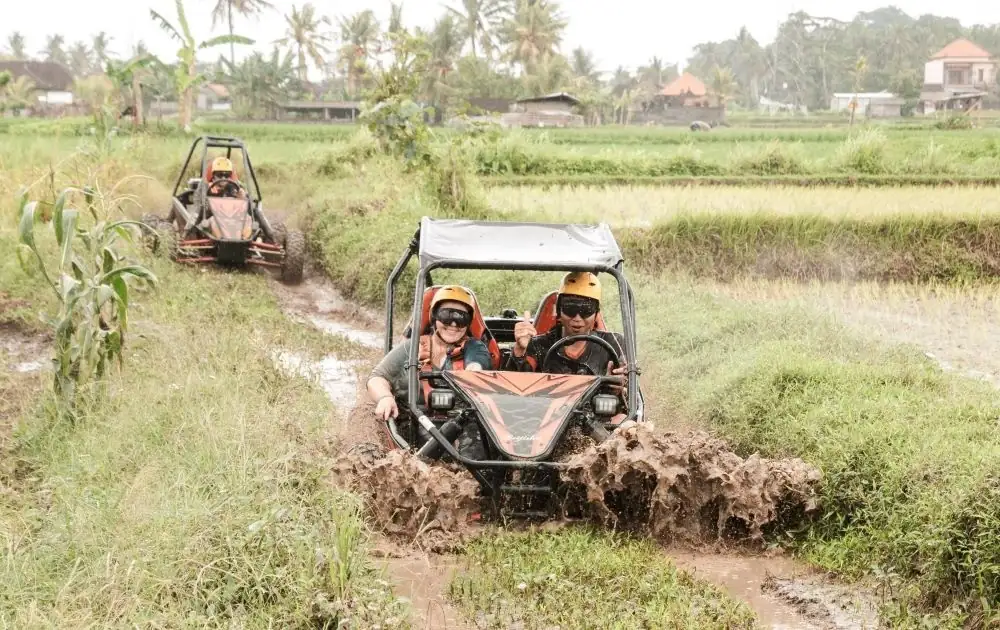 Bali Jungle Buggy UTV Adventure: Roll Cage Mud Drifts & Rainforest Circuit (Single & Tandem) thumbnail 3