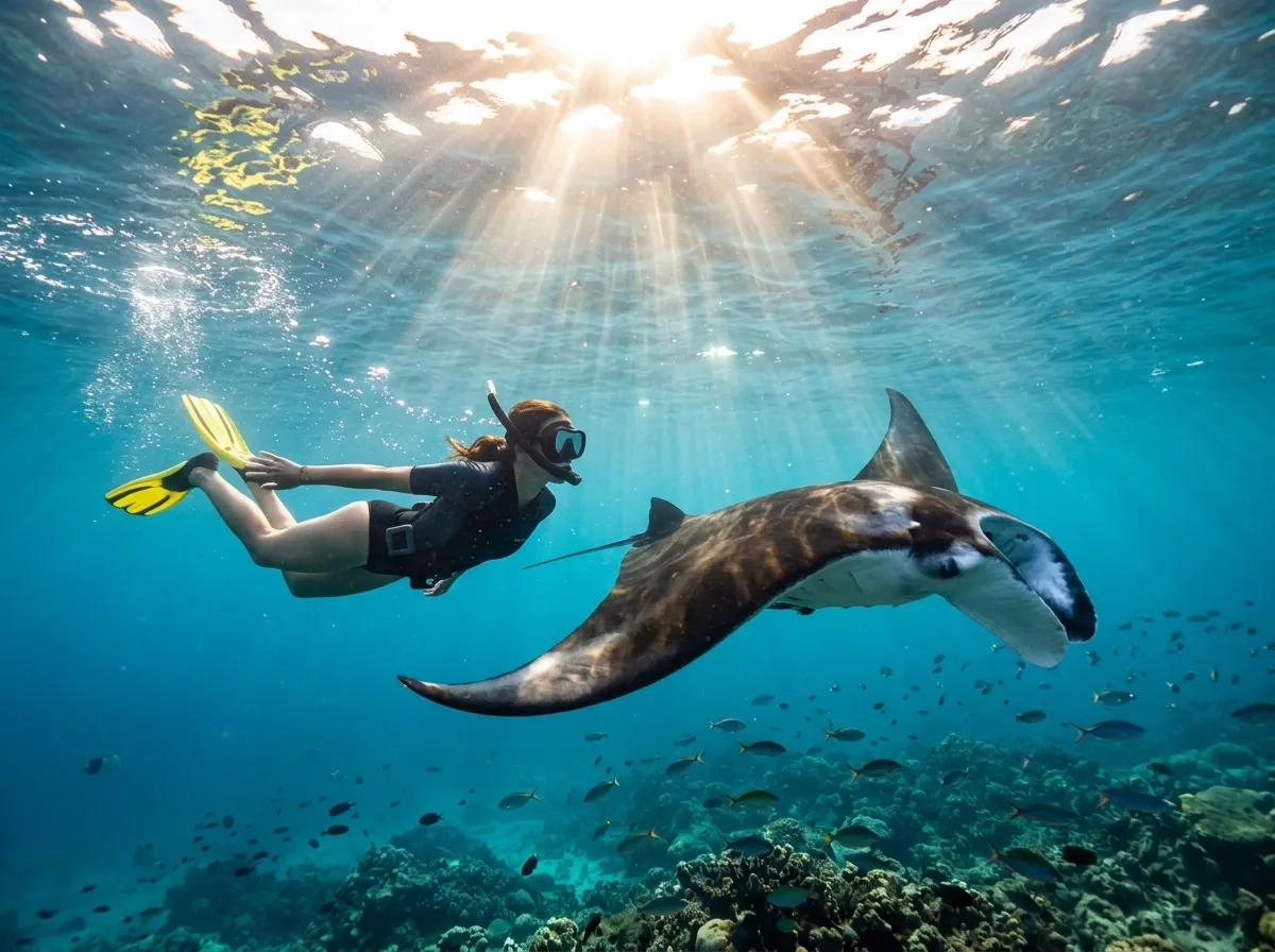 Nusa Penida Manta Ray Snorkeling Trip: Manta Bay, Gamat Bay & Crystal Bay thumbnail 1