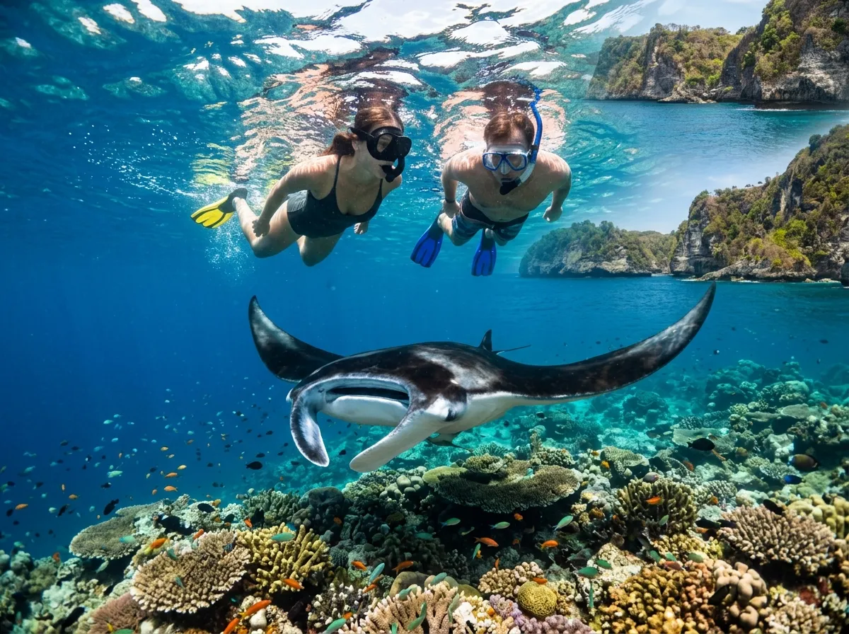 Nusa Penida Manta Ray Snorkeling Trip: Manta Bay, Gamat Bay & Crystal Bay thumbnail 3