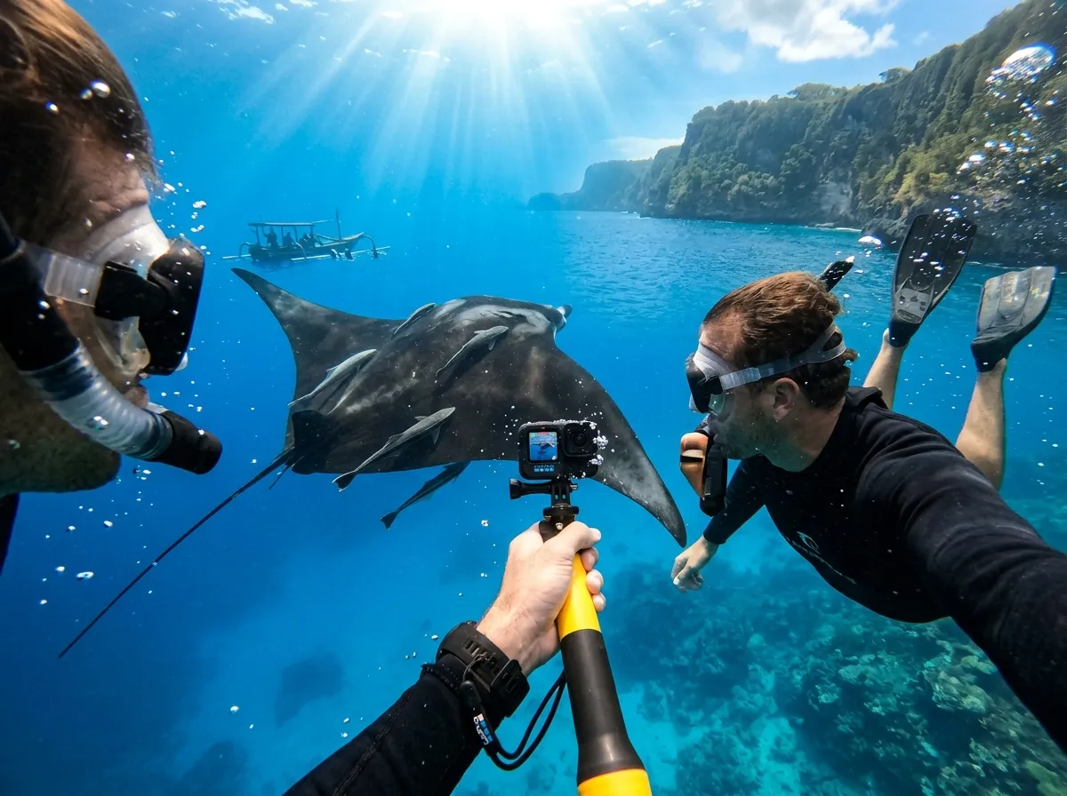 Nusa Penida Manta Ray Snorkeling Trip: Manta Bay, Gamat Bay & Crystal Bay thumbnail 2