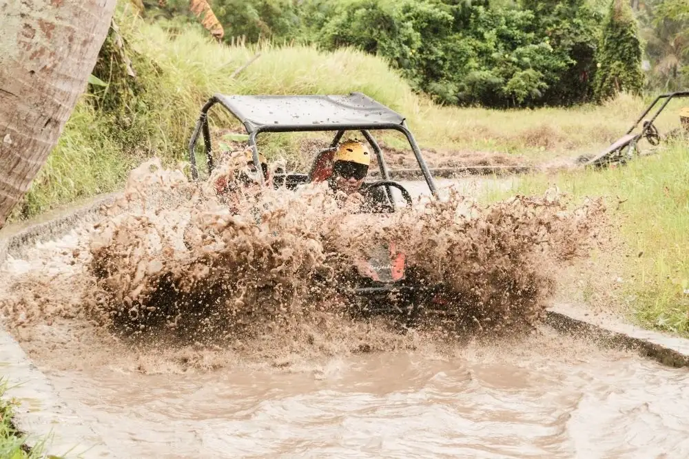 Bali Jungle Buggy UTV Adventure: Roll Cage Mud Drifts & Rainforest Circuit (Single & Tandem) thumbnail 2