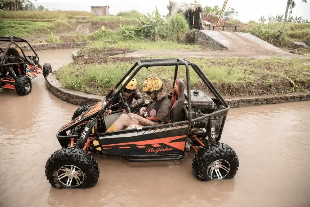 Bali Jungle Buggy UTV Adventure: Roll Cage Mud Drifts & Rainforest Circuit (Single & Tandem) thumbnail 6