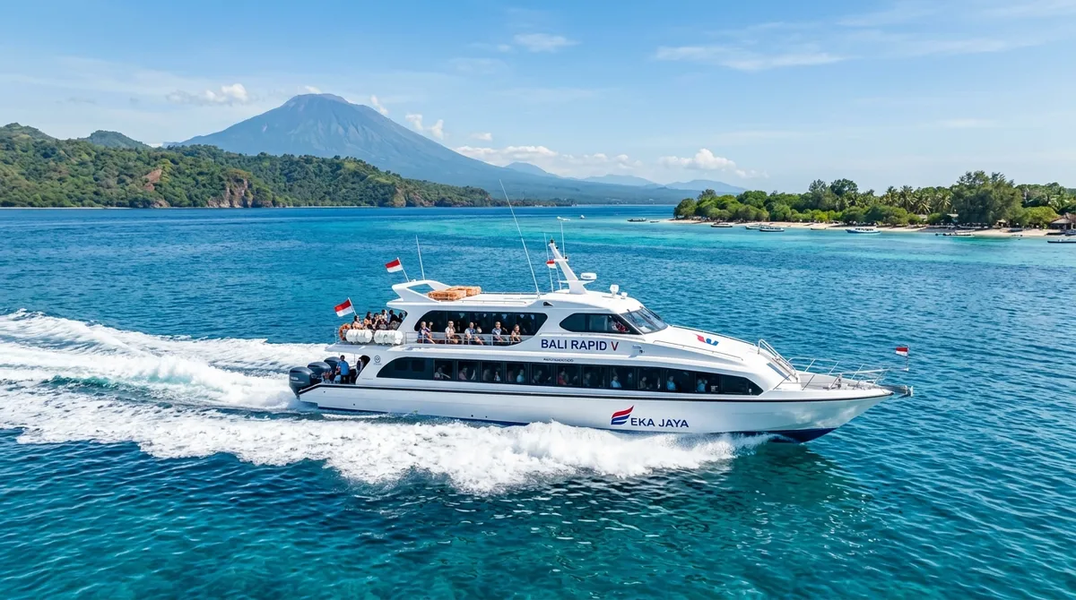 Fast Boat Bali to Gili Islands (Trawangan, Air, Meno) with Private Hotel Transfer