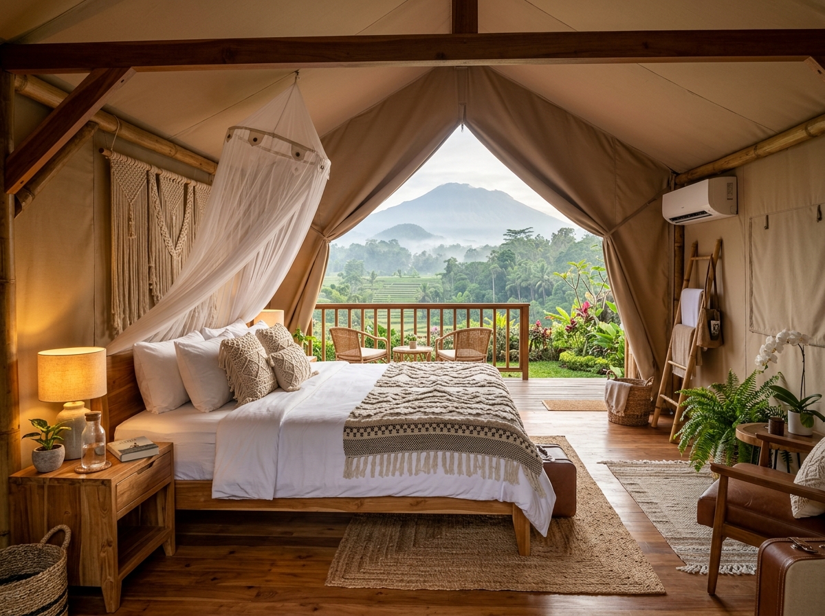 Glamping Tent Interior