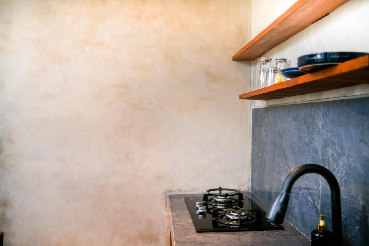 Kitchenette Refrigerator, Electric Kettle & Cookware - Uma Sari Bedulu Luxury Villas Ubud